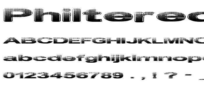 Philtered Phont font